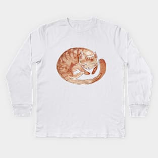 Sleeping Maude Kids Long Sleeve T-Shirt